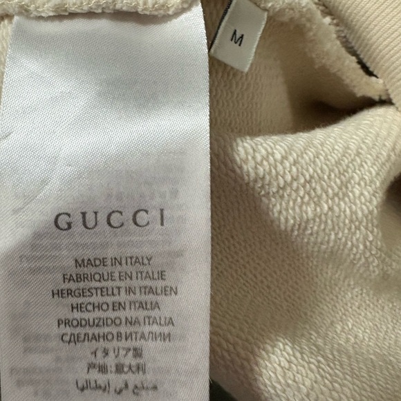 Gucci Cream embroidered Lamb sweatshirt - Picture 3 of 6